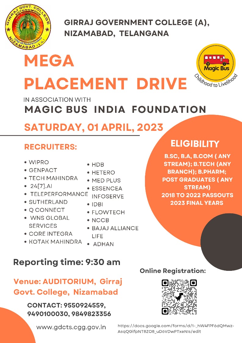 Mega Placement Drive on 01.04.2023