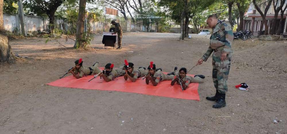Army Training to the NCC CADETS