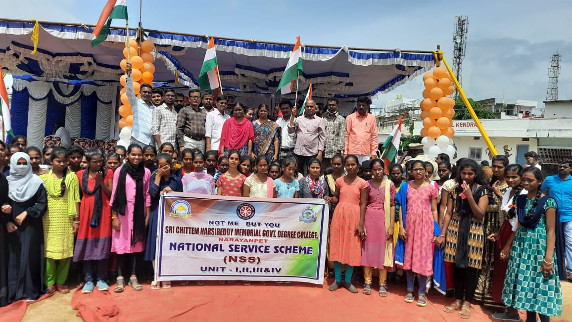 PRABHAT RALLY BY NSS VALANTEERS