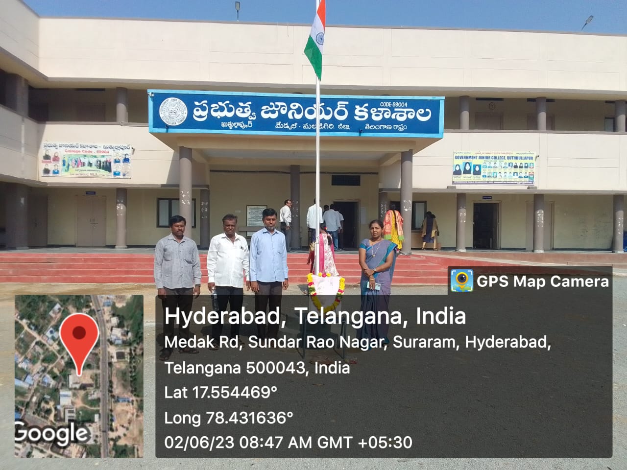 Flag Hosting on Occasion of Telangana Formation Day 