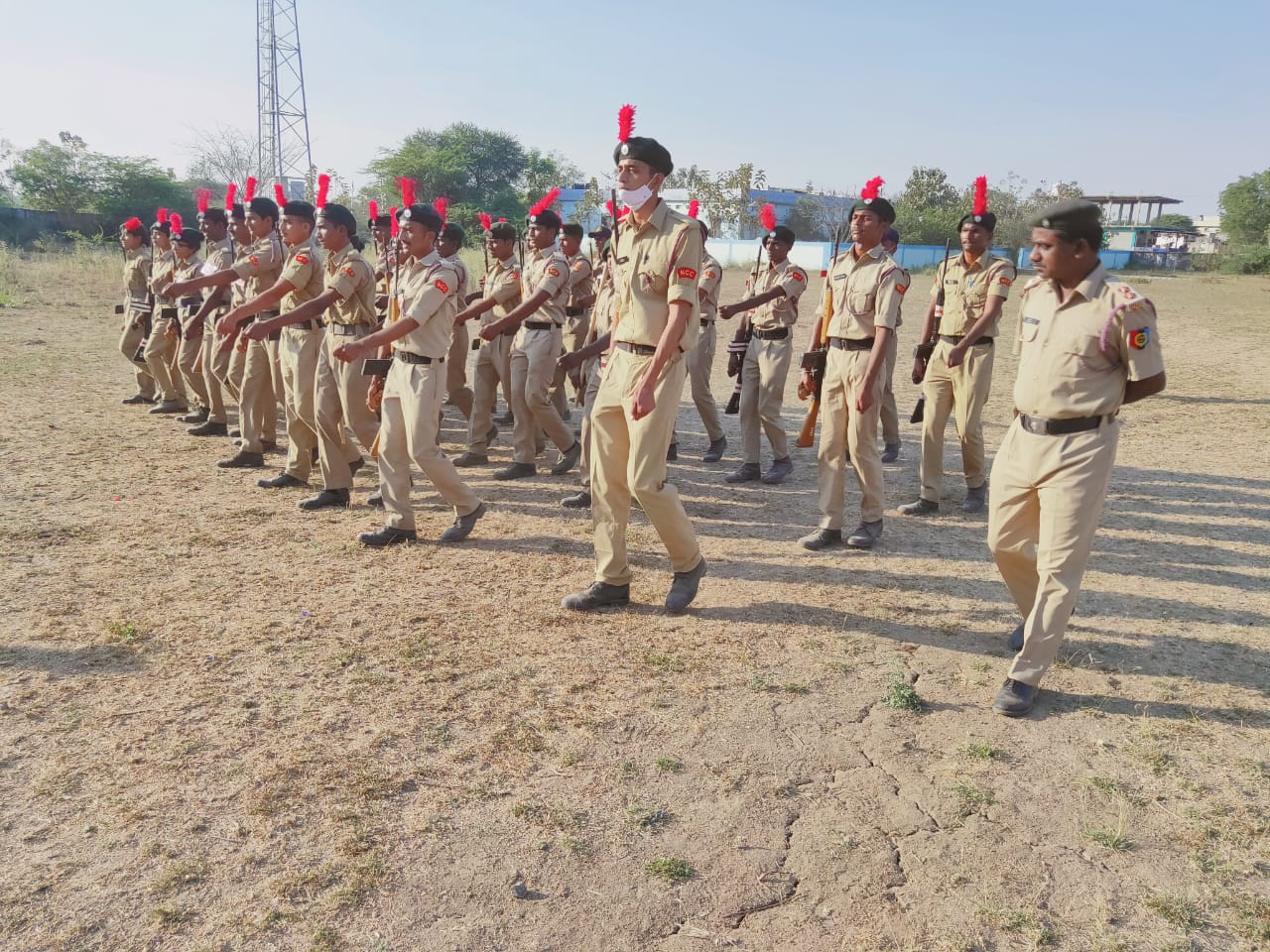 Weapon Drill of Senior NCC Cadets