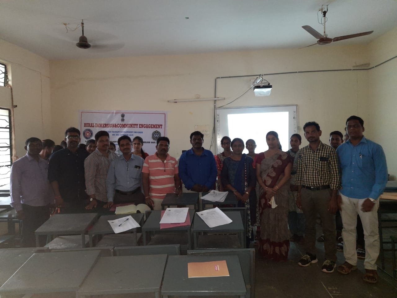 One Day Faculty Development Programme on Village Immersion and Community Involvement on 30/10/2019 by MGNCRE
