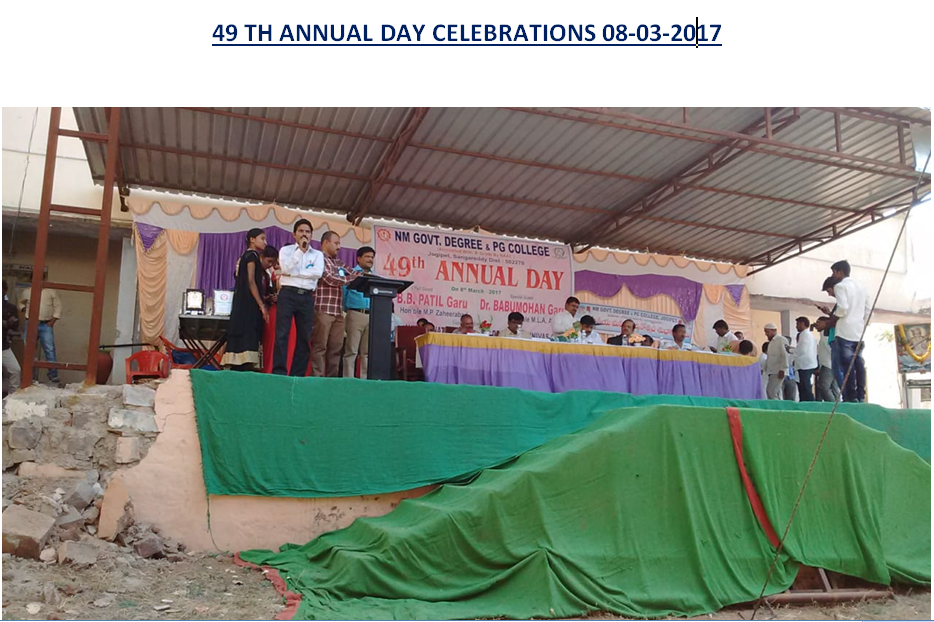 49 TH ANNUAL DAY CELEBRATIONS 08-03-2017