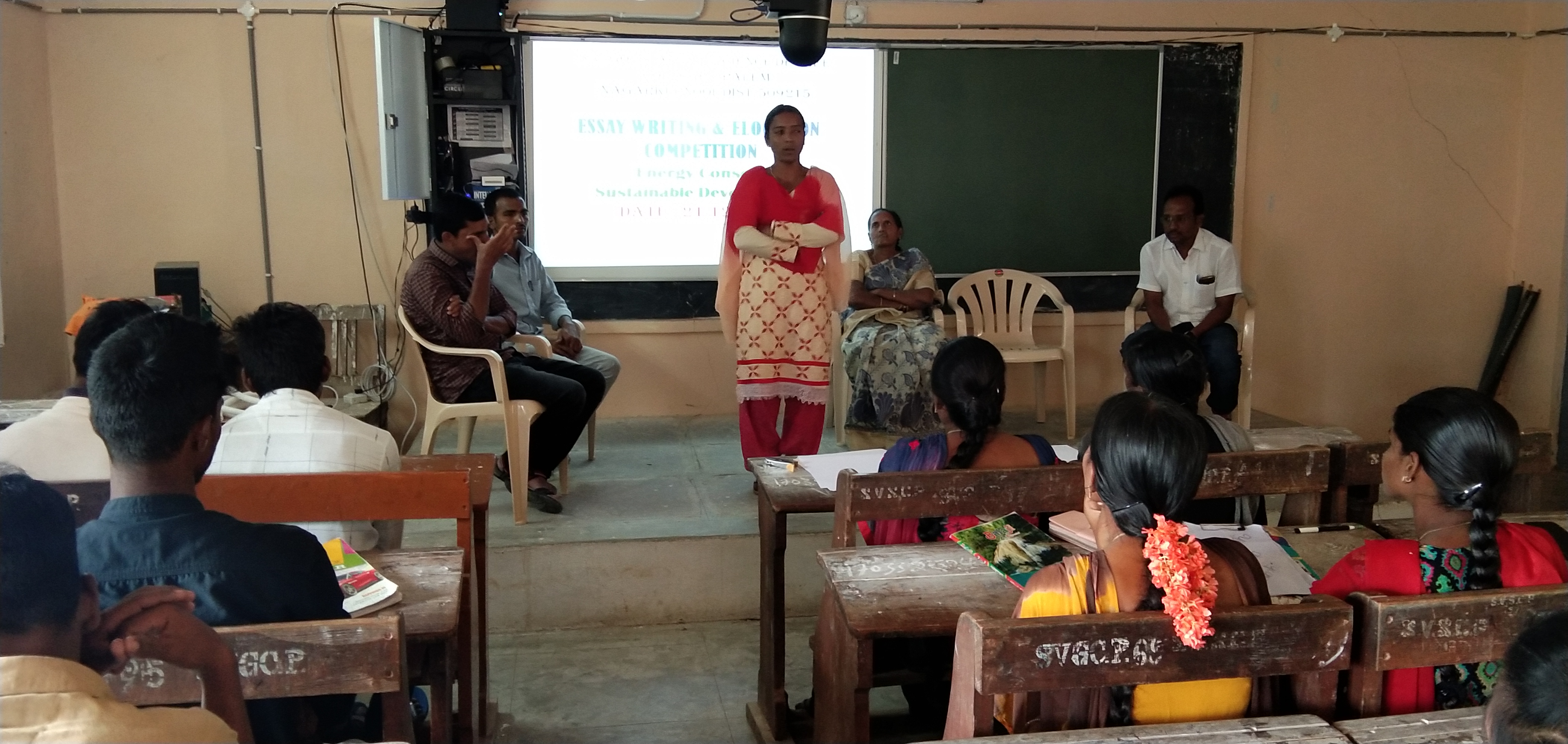 Energy conservation sustainable development program conducted and presided over by Principal , A. Shivaleela