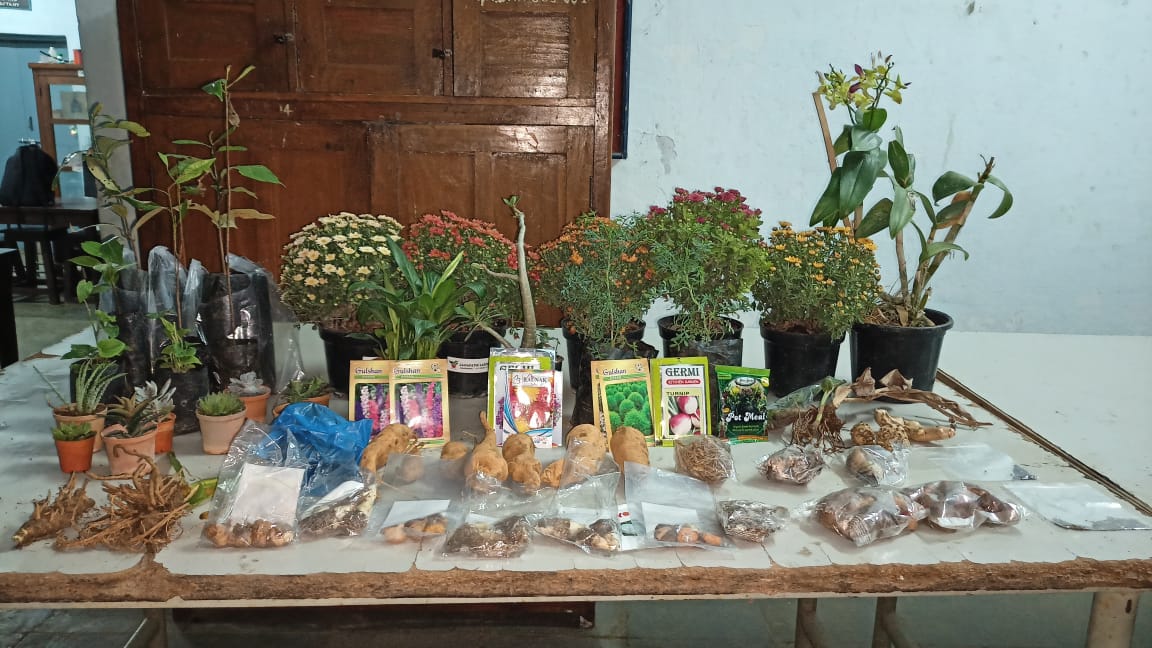 Plants purchased to plant in the Telangana Botanical Garden