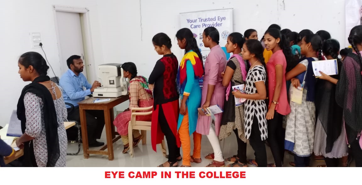 Eye camp in the college