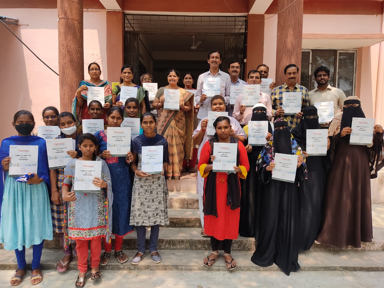  received free 
Students received  emplayablity skills journals from Naandi foundation