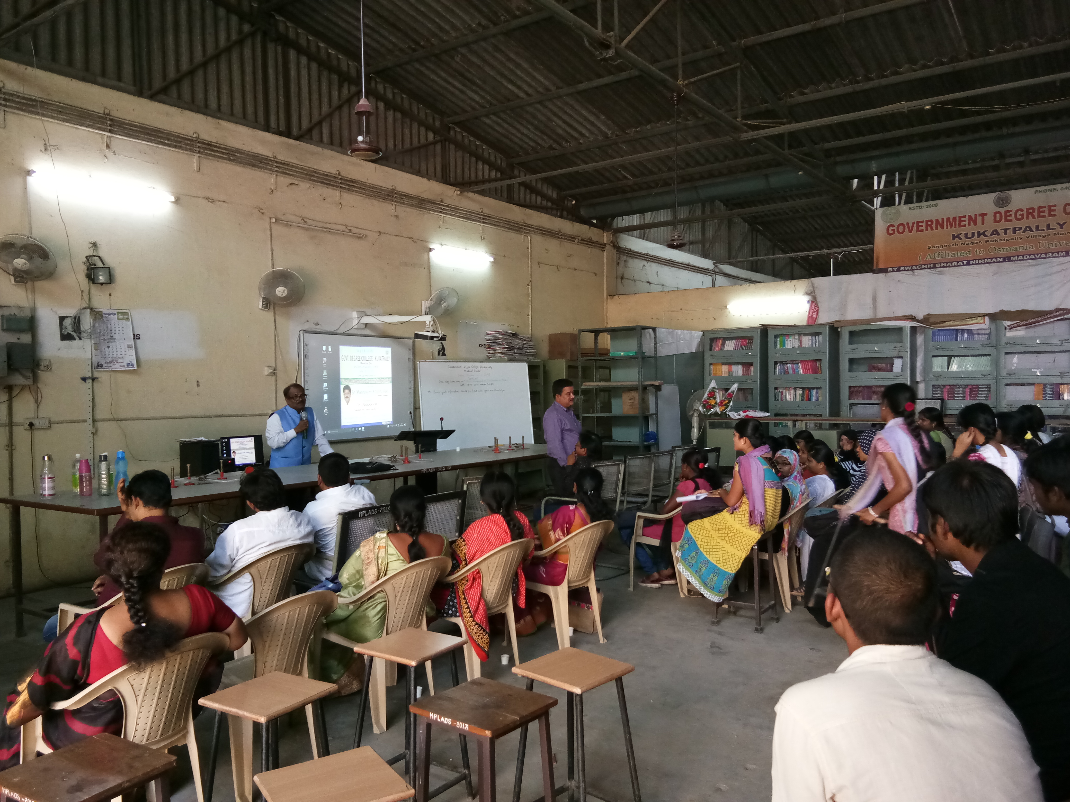 DRC-Workshop on Stress Management and Concentration on Higher Studies at GDC Kukatpally