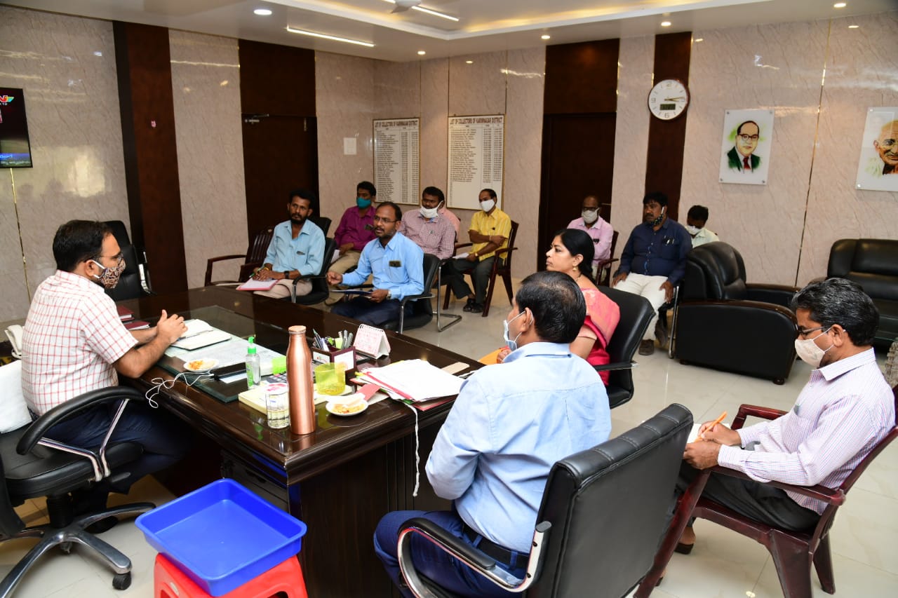 DRC MEETING WITH COLLECTOR ON 24-03-21